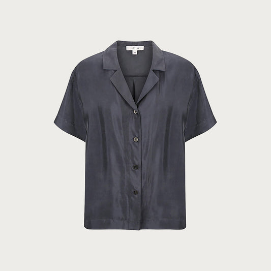 SIA CUPRO SHIRT – DEEP STEEL BLUE