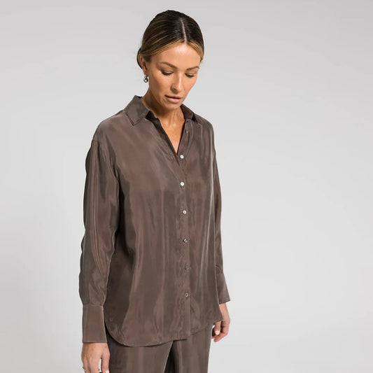 IVY CUPRO SHIRT – BRONZE