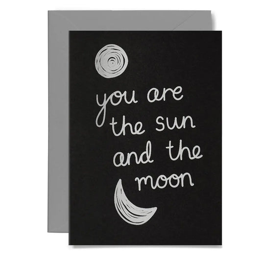 YOU ARE THE SUN AND THE MOOD CARD