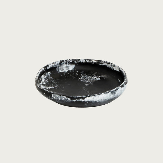 MEDIUM EARTH BOWL – BLACK MARBLE