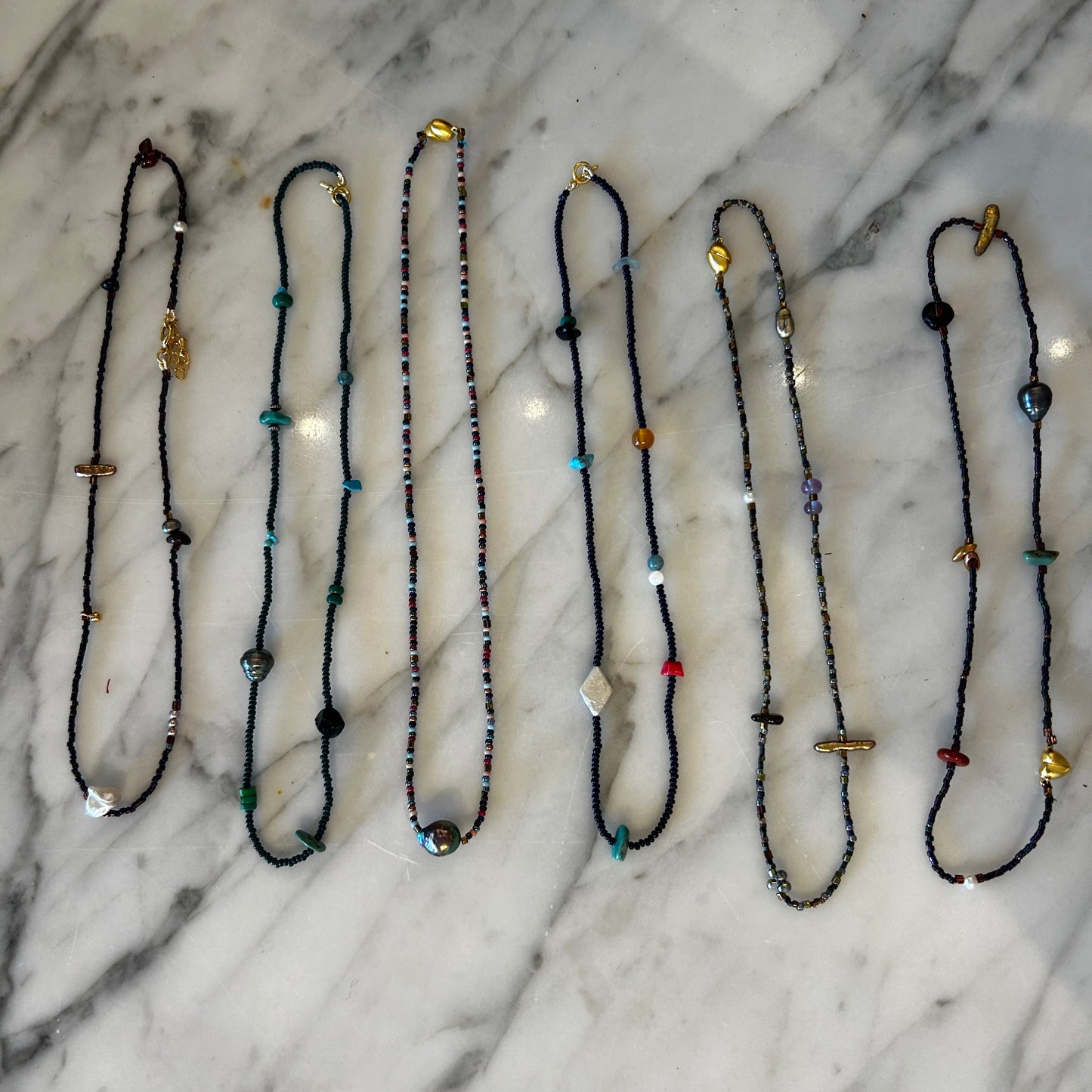 FINER THINGS BEADED NECKLACE