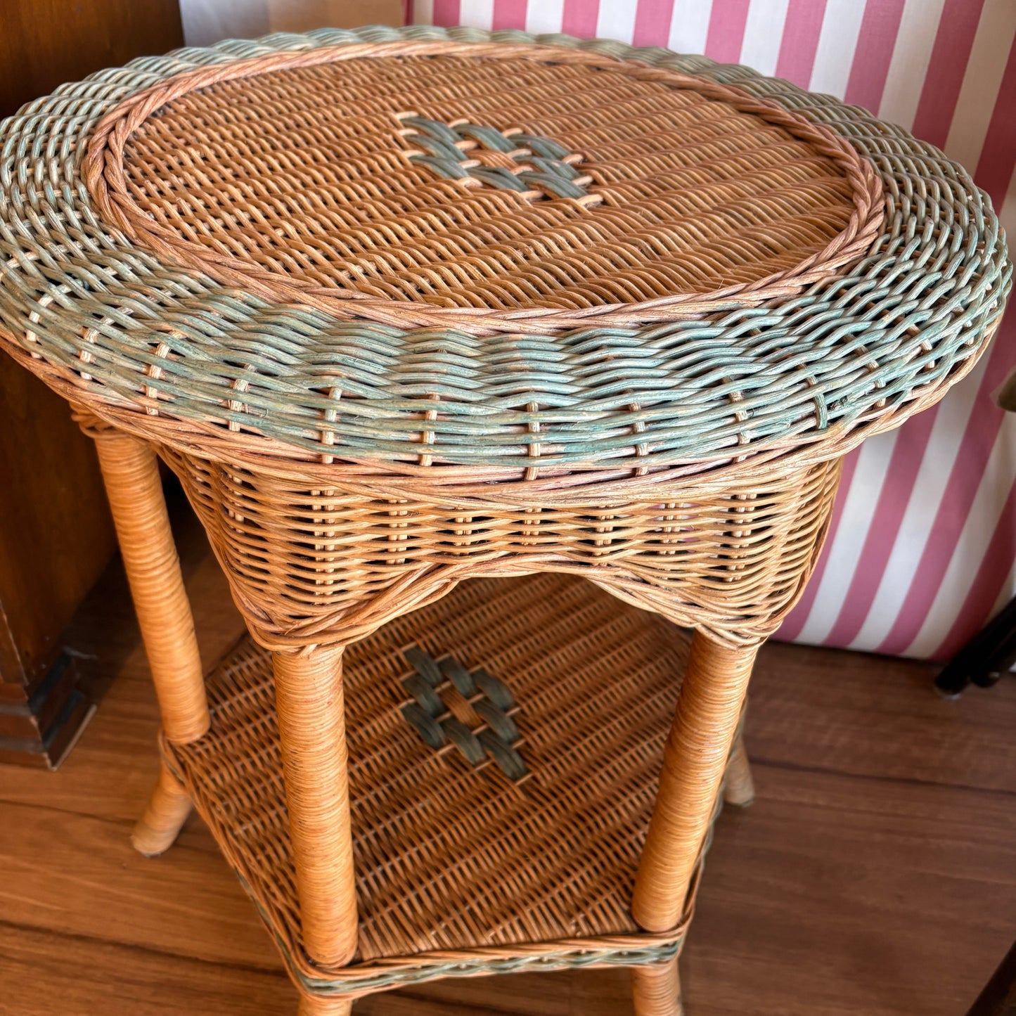 RATTAN SIDE TABLES