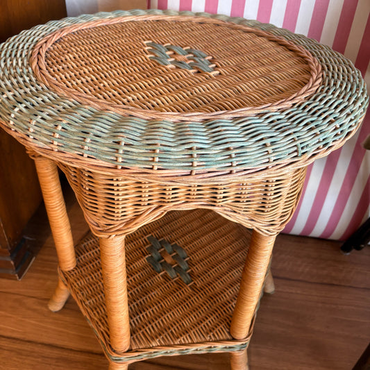 RATTAN SIDE TABLES