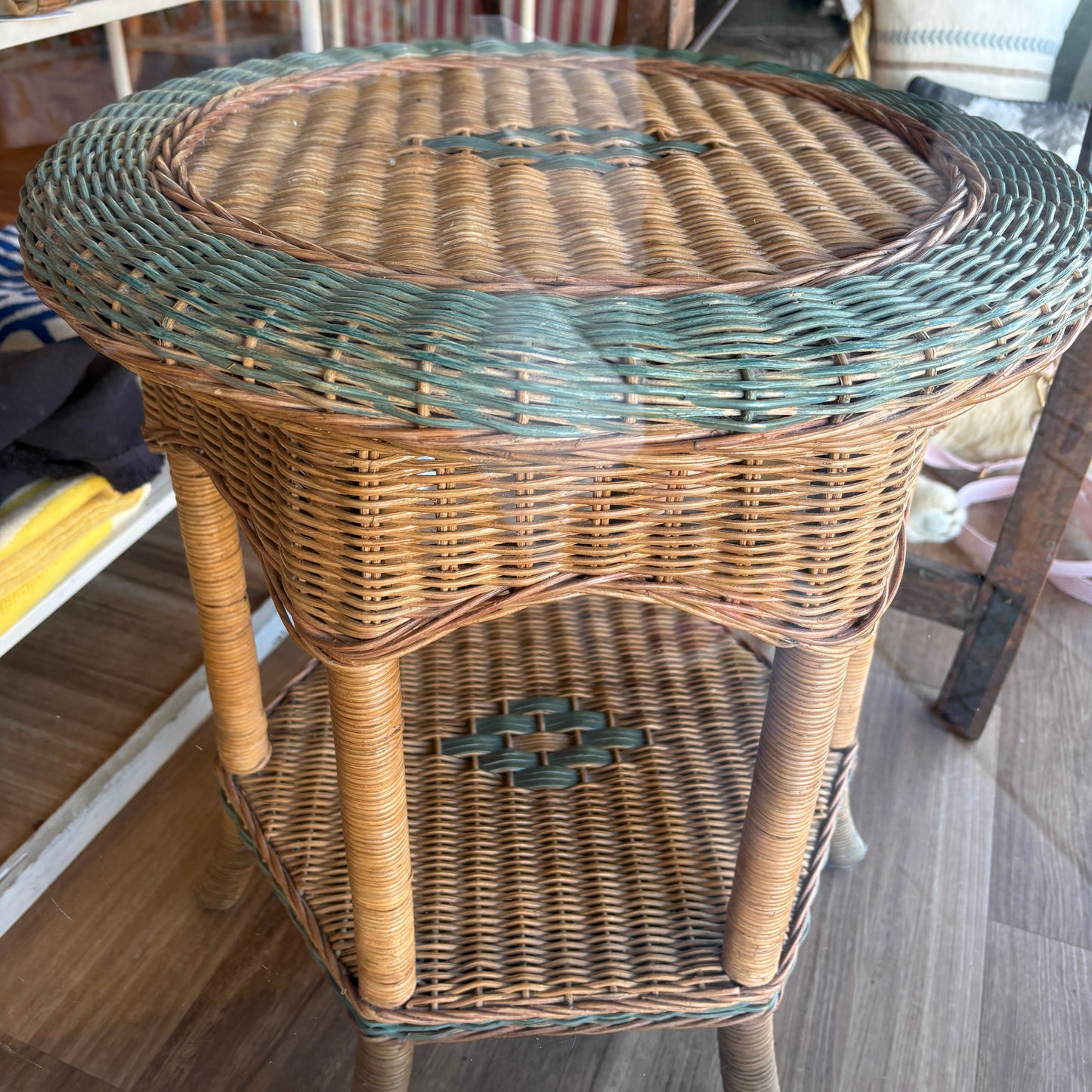 RATTAN SIDE TABLES