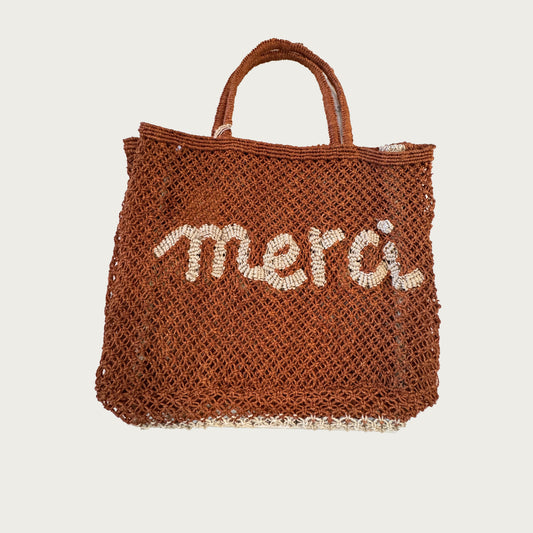 LARGE JUTE BAG – MERCI