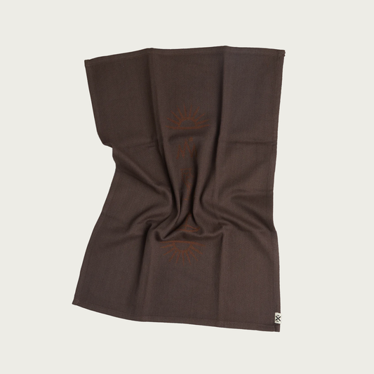 TOTEM TEA TOWEL – BURGUNDY