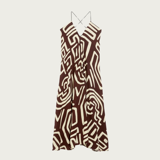 KALAHARA VISCOSE SEA SALT DRESS