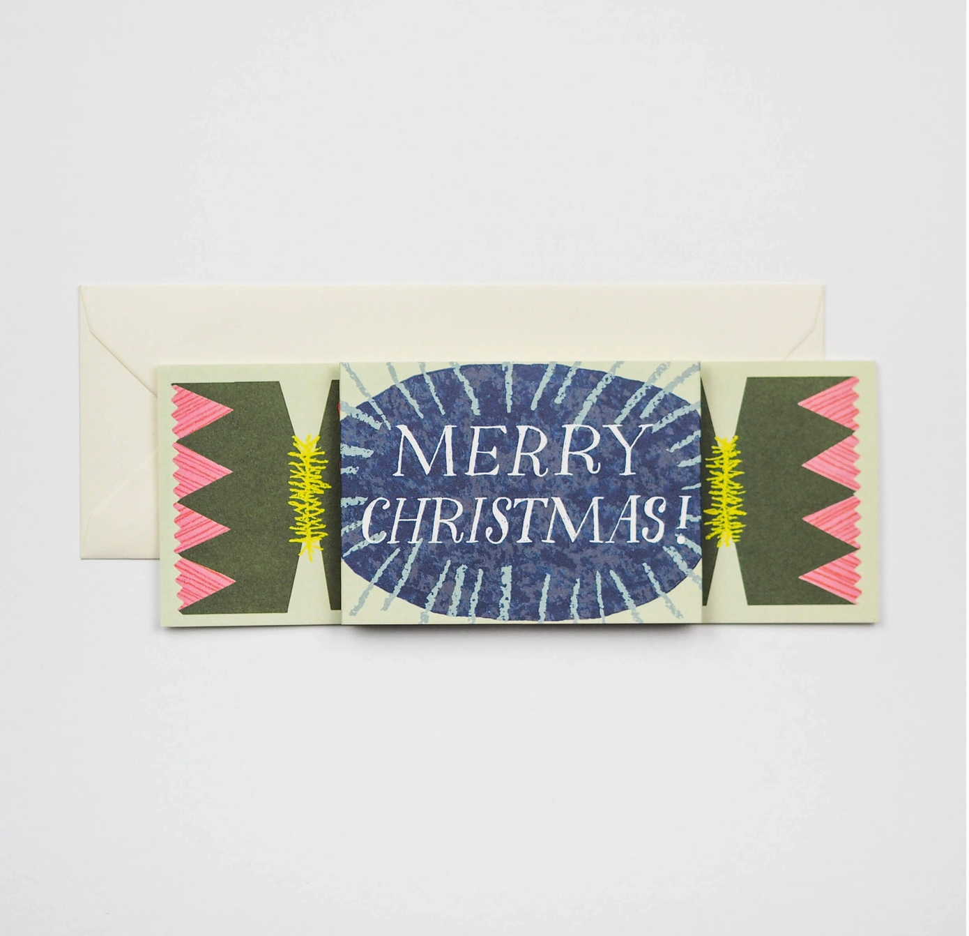MERRY CHRISTMAS CRACKER CARD