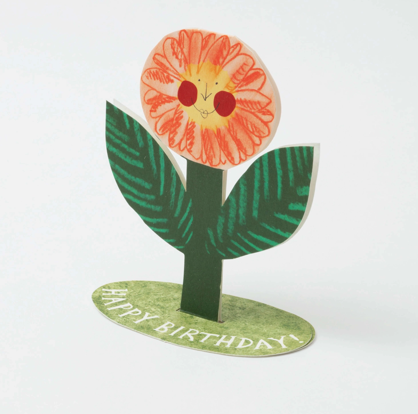 HAPPY BIRTHDAY STAND UP FLOWER CARD