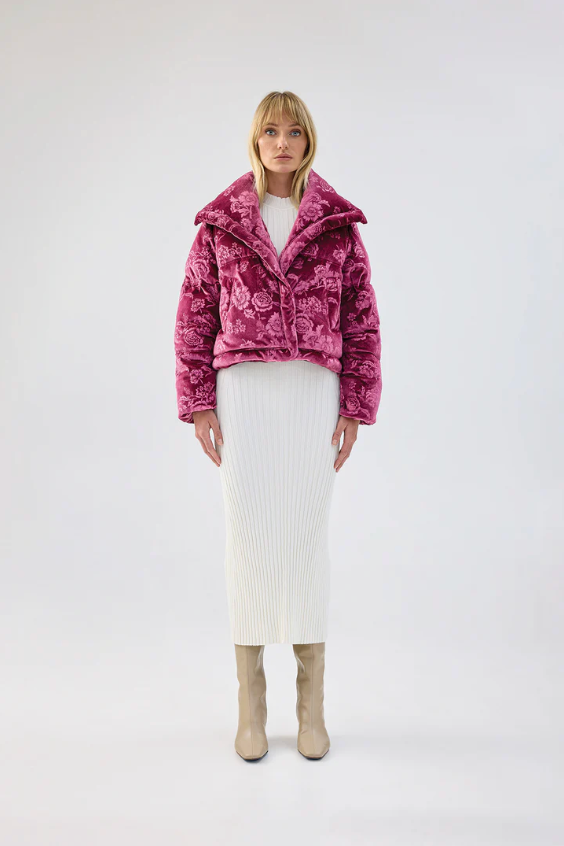 UNREAL FUR - LA CHANSON PUFFER JACKET (Size Small)