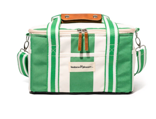 The Premium Cooler Bag – Crew Canyon Green Stripe