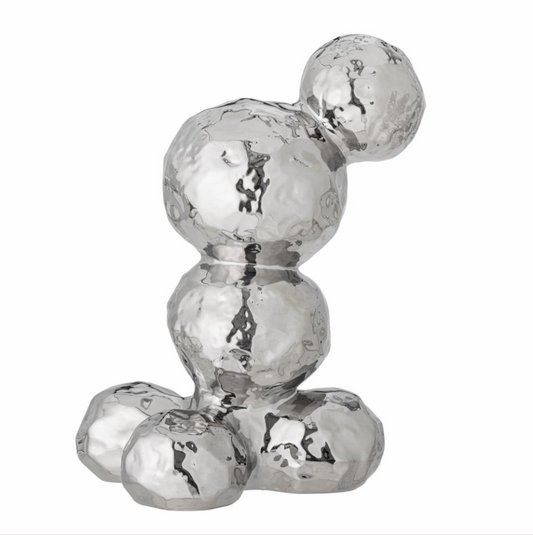 Bobby Deco Silver Sculpture