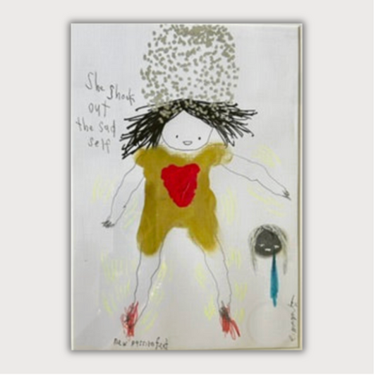 EMMA MAGENTA ORIGINAL ART