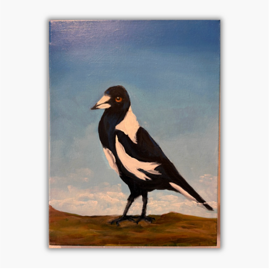 MAGPIE 2 OIL ON CANVAS