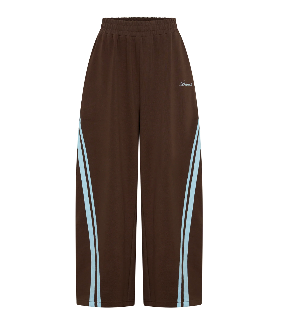 SSAINT BARREL  PANTS - BROWN & BLUE