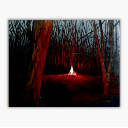 HANKS WALK OIL ON CANVAS