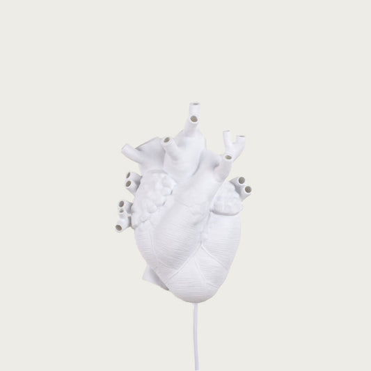 PORCELAIN HEART LAMP