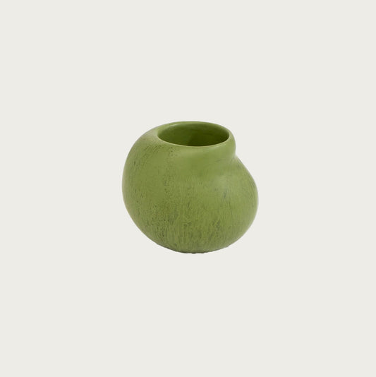 MEDIUM MOSS VASE – OLIVE