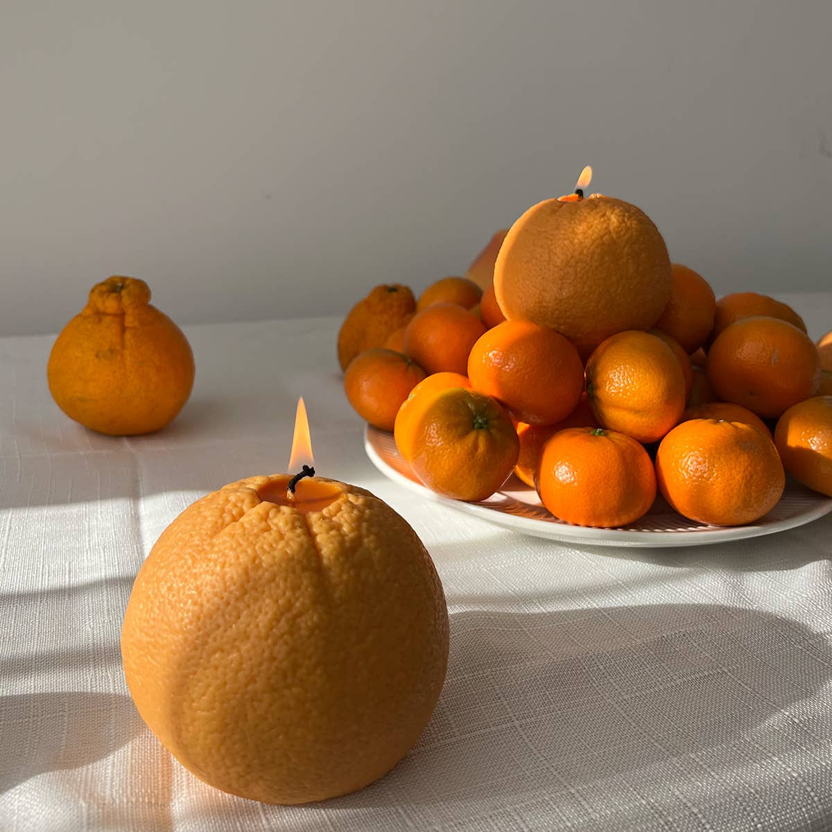 ORANGE CANDLE – LARGE
