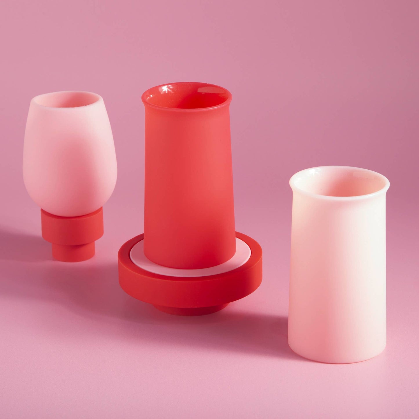 Unbreakable Silicon Coasters – Cherry | Blush