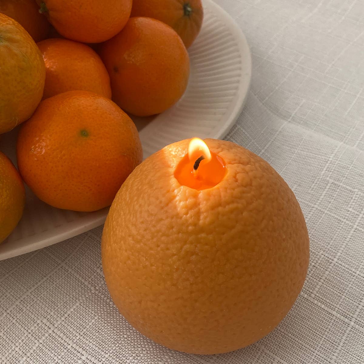 ORANGE CANDLE – LARGE