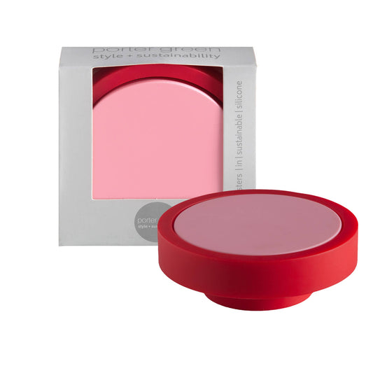 Unbreakable Silicon Coasters – Cherry | Blush