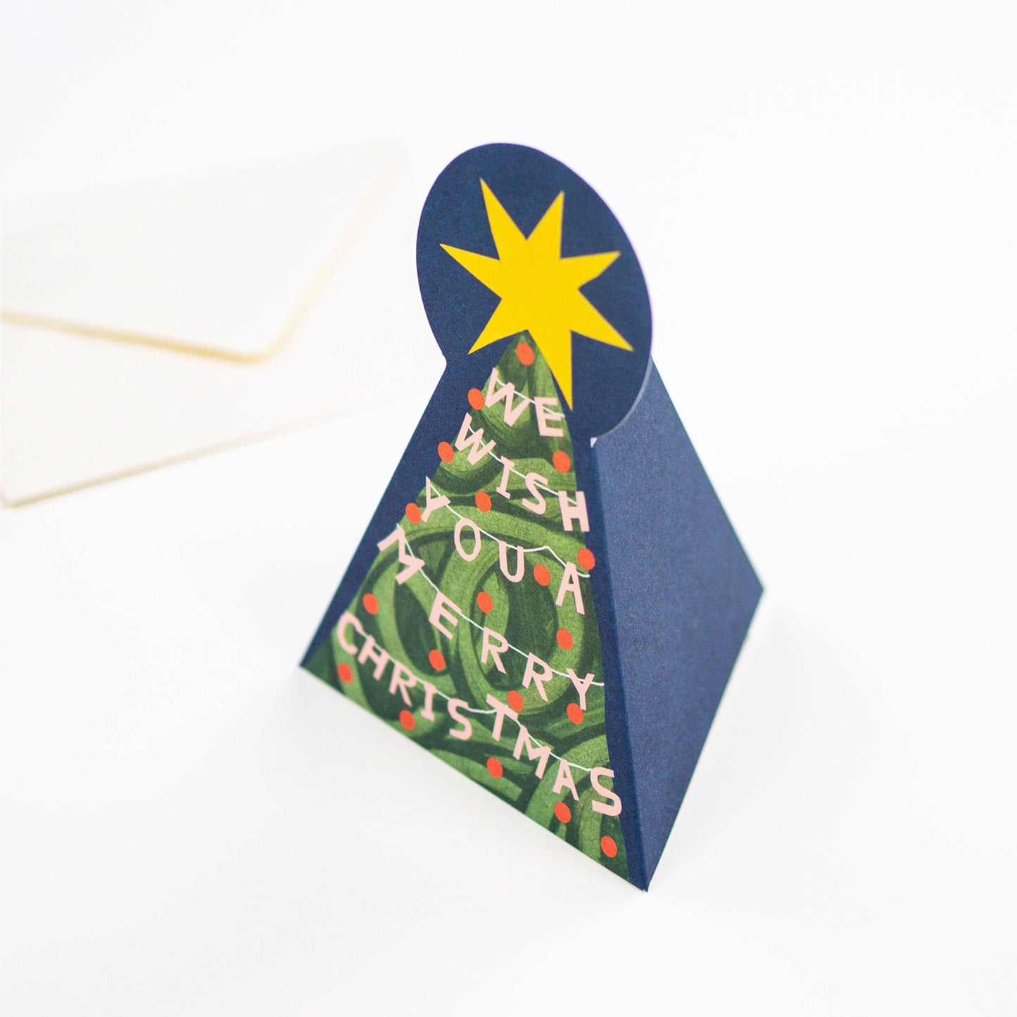 Merry Christmas Tree Fold-Out Card