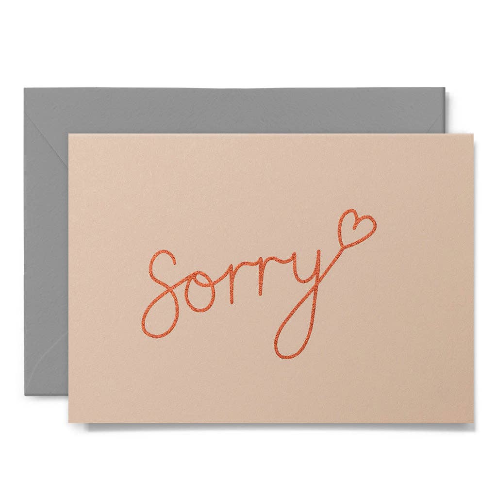 SORRY card