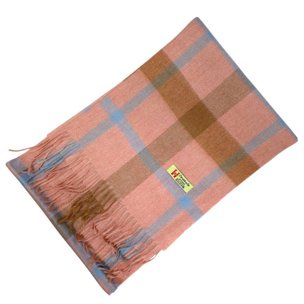 Strathurie Lambswool Ladies Gents Plaid Tartan Check Scarf