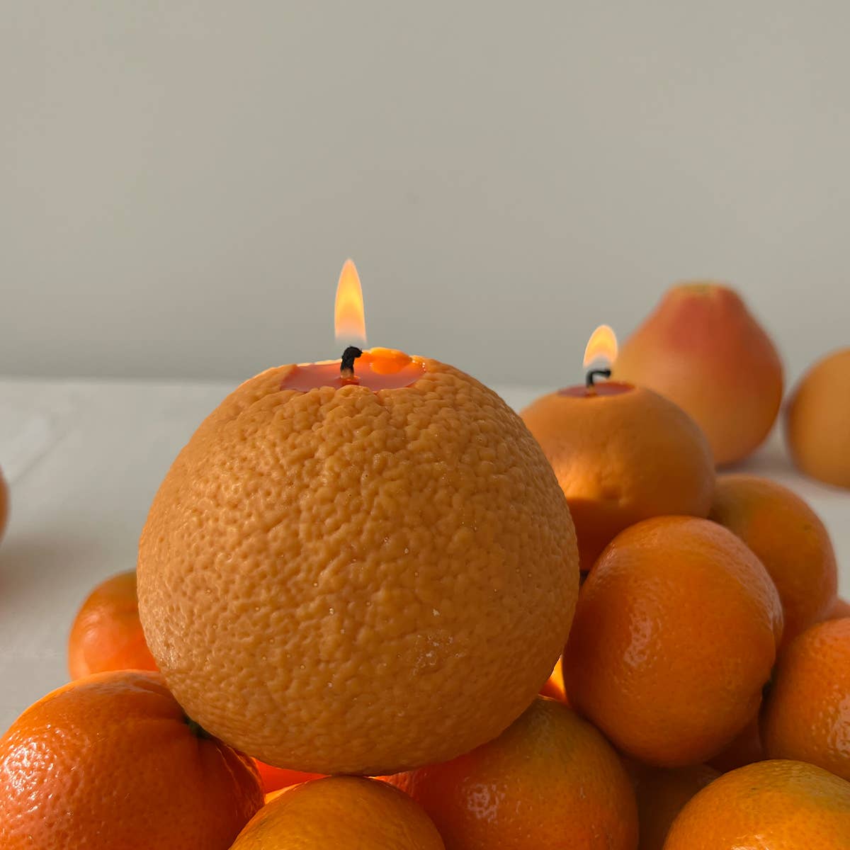 ORANGE CANDLE – LARGE