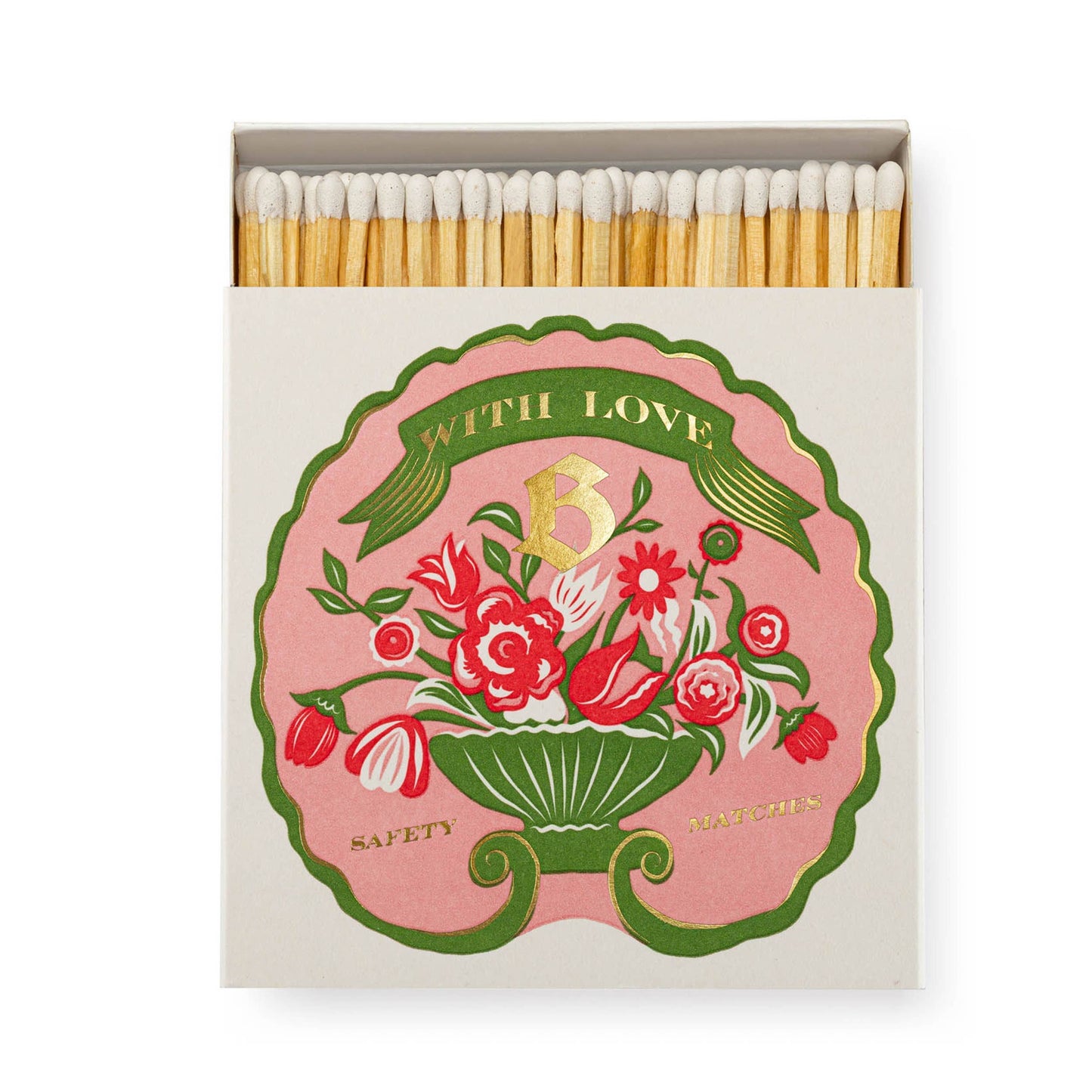 BLUMENHAUS FLOWER | SQUARE MATCHBOXES