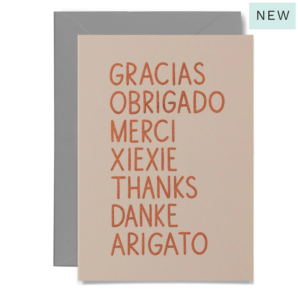 GRACIAS OBRIGADO MERCI XIEXIE THANKS DANKE ARIGATO