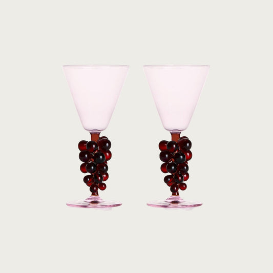 BORDEAUX WINE GLASS – PINK